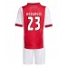 Ajax Steven Berghuis #23 Hjemmedraktsett Barn 2025-26 Korte ermer (+ Korte bukser)